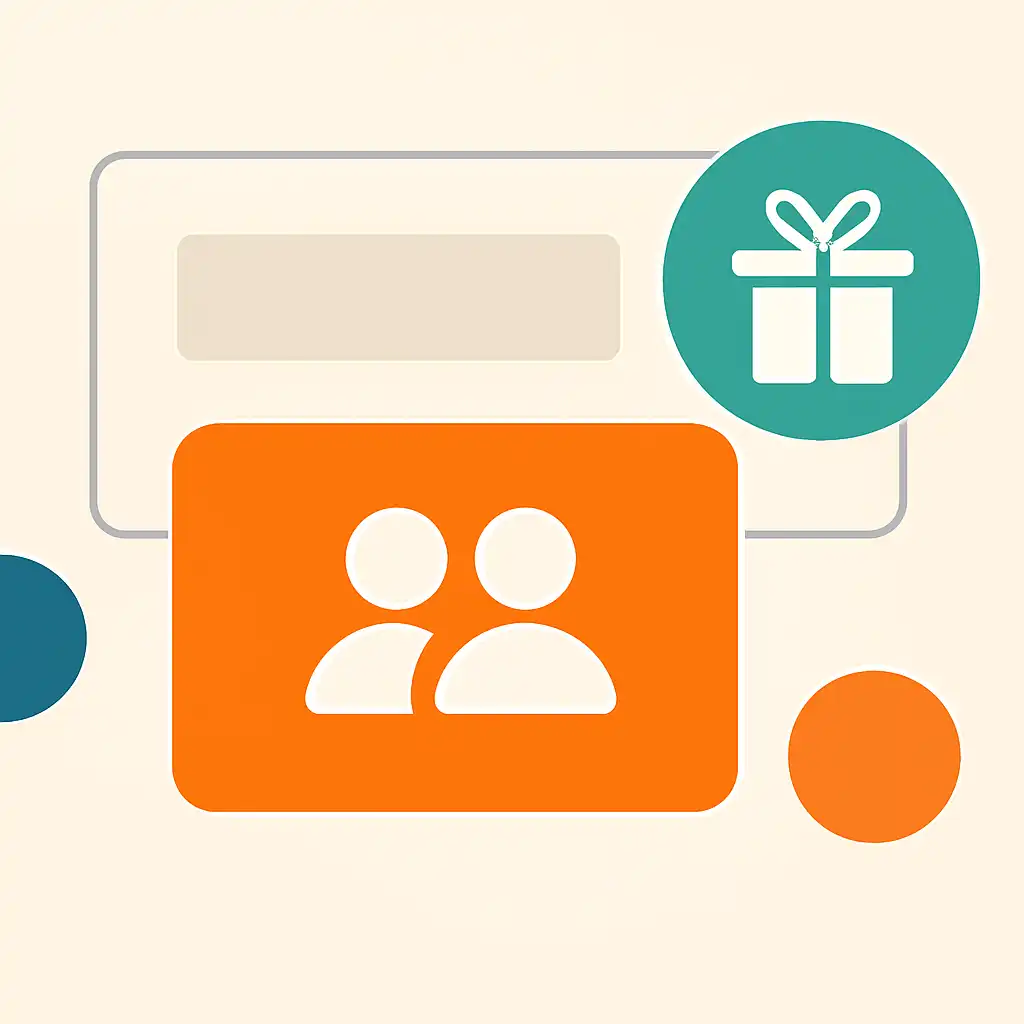 Close-up of button or form field for referral rewards