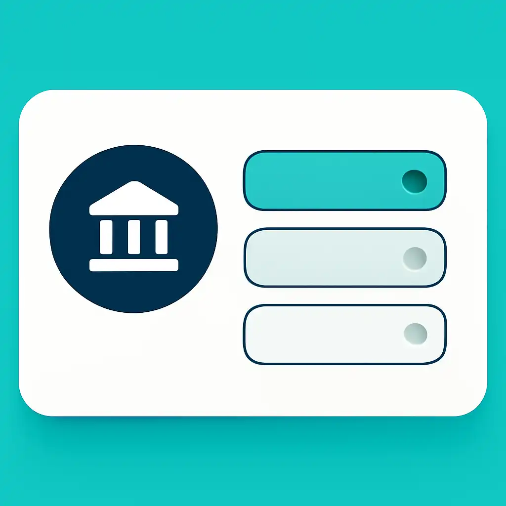 Close-up of button or form field for bank transfer times
